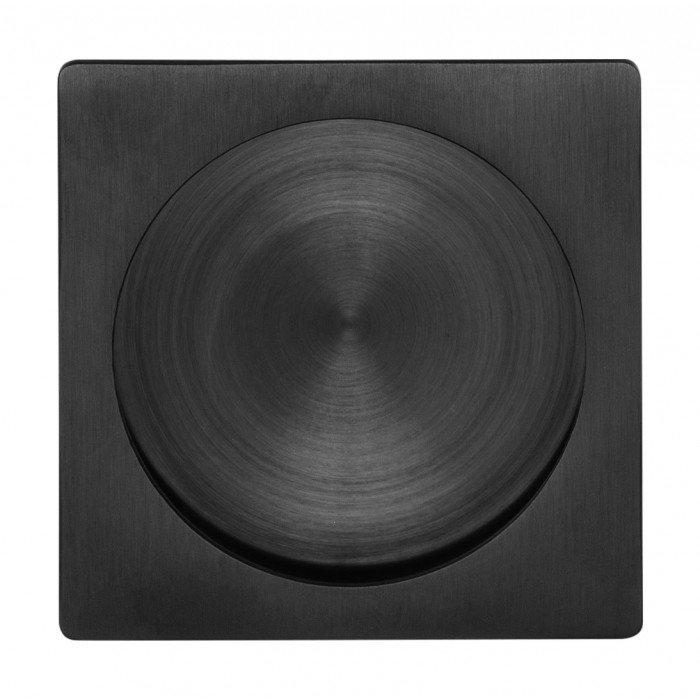 Schuifdeurkom SQUARE LSQ54 te verlijmen PVD mat zwart RVS-304 main product photo