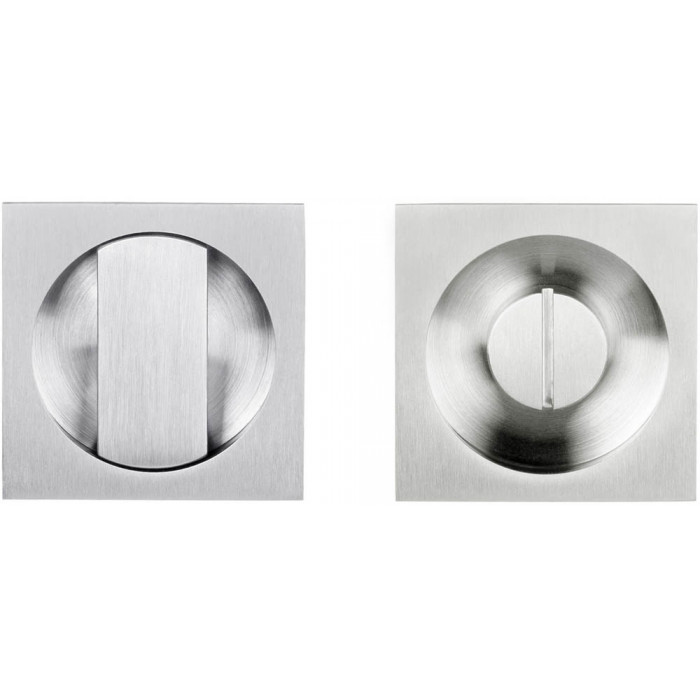 Set inbouwkommen SQUARE LSQ54S te verlijmen inclusief 6/8 mm stift mat RVS main product photo