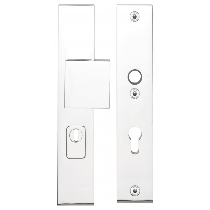 Massieve veiligheidsschilden met kerntrekbeveiliging SQUARE LSQ60-50KT knop/kruk SKG*** PC92 gepolijst RVS main product photo