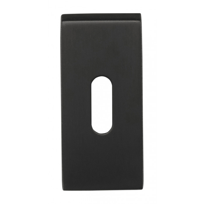 Sleutelplaatje SQUARE LSQBN32 rechthoeking PVD mat zwart RVS-304 main product photo