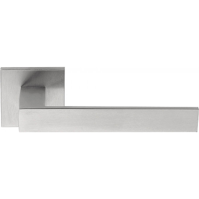 Deurkruk paar SQUARE LSQ2-G geveerd op rozet mat RVS main product photo