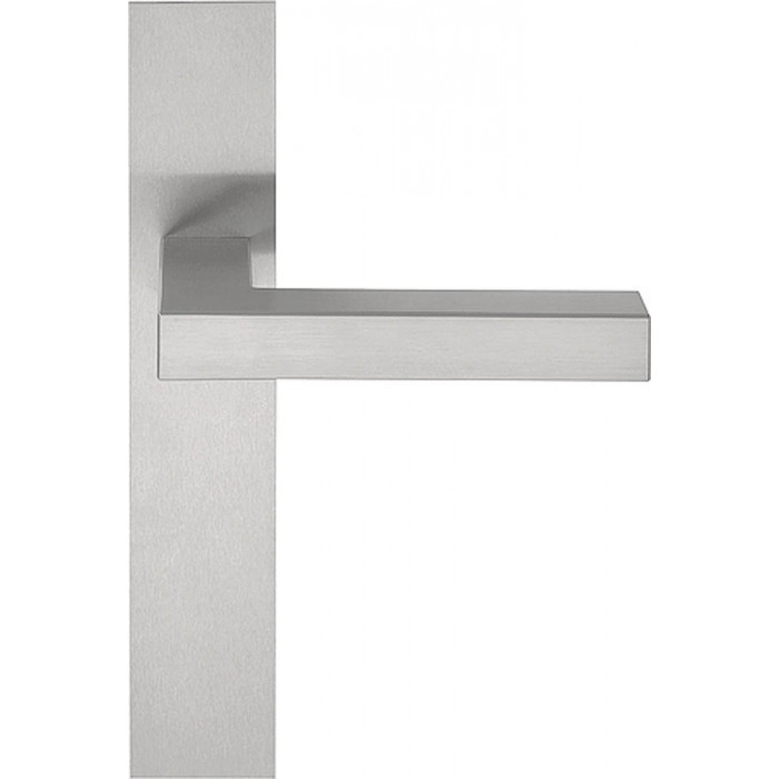 Deurkruk paar SQUARE LSQ3P236SFC massief ongeveerd op schild blind mat RVS main product photo
