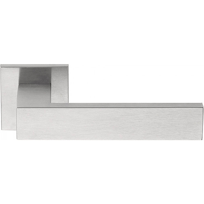 Deurkruk paar SQUARE LSQ4-G geveerd op rozet mat RVS main product photo