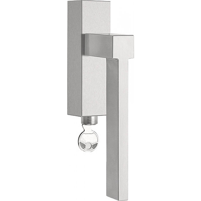 Draaikiepgarnituur SQUARE LSQ5-DKLOCK afsluitbaar linksdraaiend mat RVS main product photo