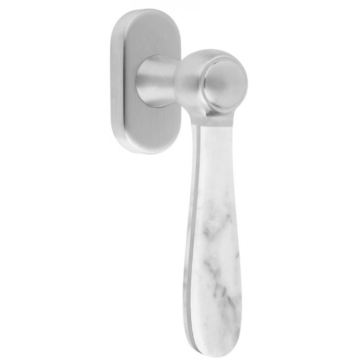 Draaikiepgarnituur Lazaro Rosa-Violan BOSCO LZ100-DK-O niet afsluitbaar mat RVS/carrara marmer main product photo
