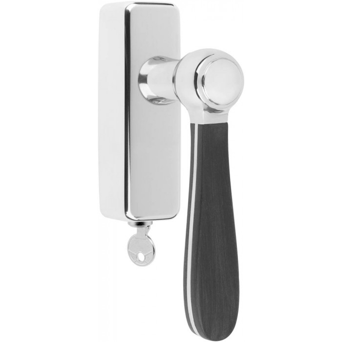 Draaikiepgarnituur Lazaro Rosa-Violan BOSCO LZ100-DKLOCK-O afsluitbaar gepolijst RVS/mat zwart main product photo