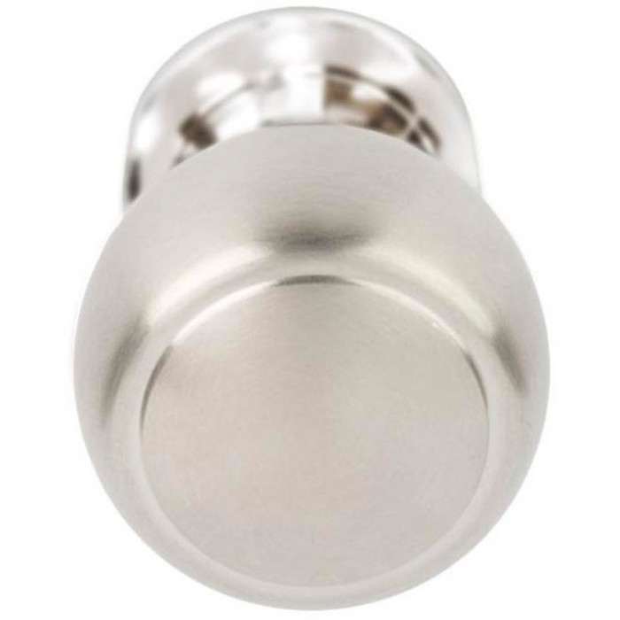 Massieve knopkruk Lazaro Rosa-Violan BOSCO LZ200PD ongeveerd op rozet mat RVS main product photo