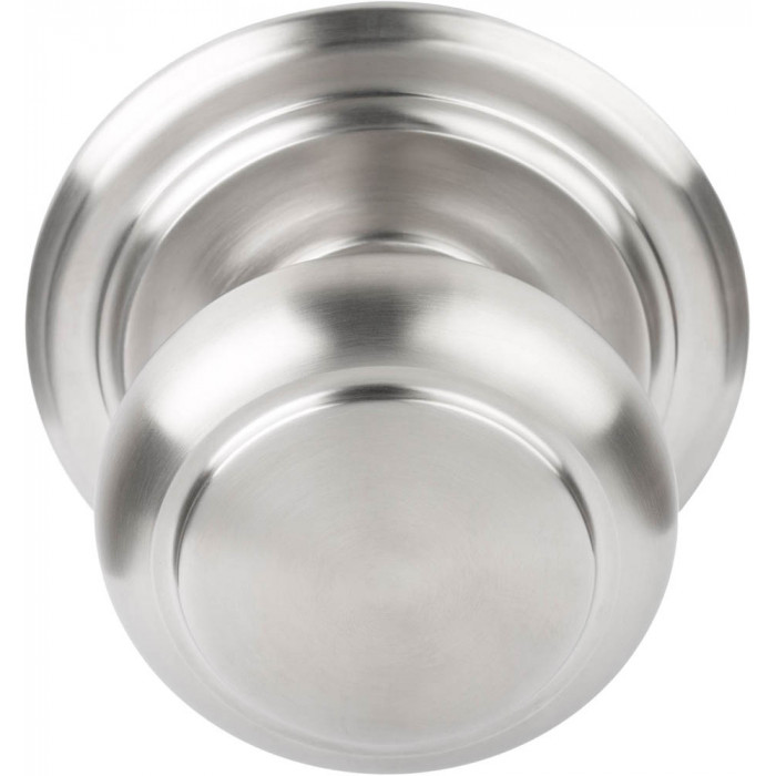Knop Lazaro Rosa-Violan BOSCO LZ201V massief vast op rozet mat RVS main product photo