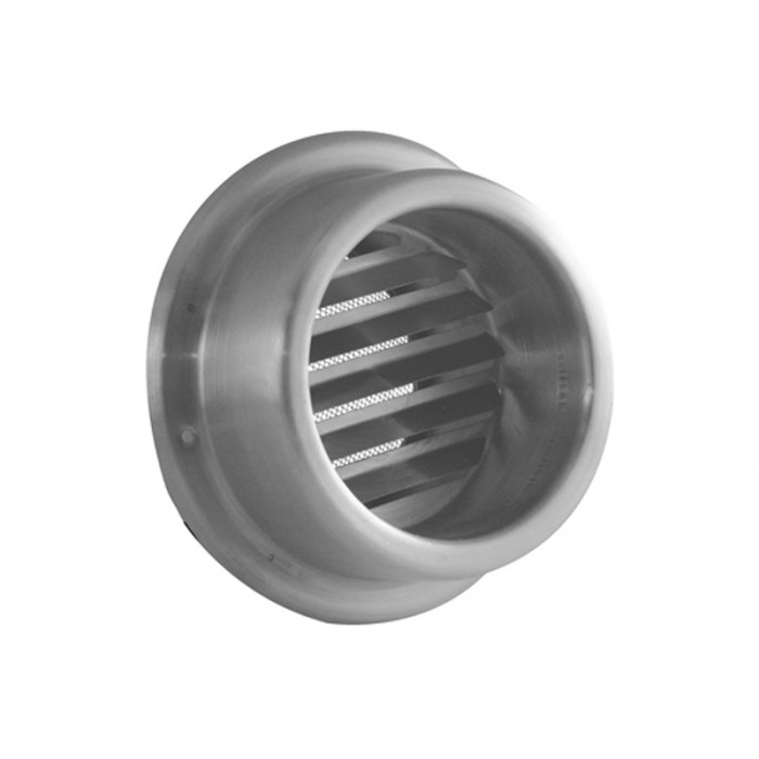 Buitenrooster kraagmodel Ø125 mm RVS-304 main product photo
