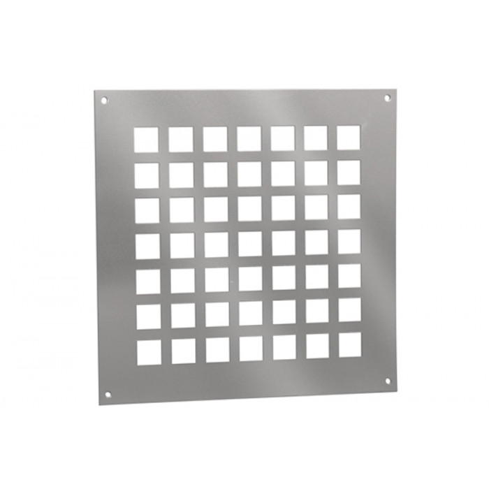 Ventilatieplaat 250 x 250 mm aluminium main product photo