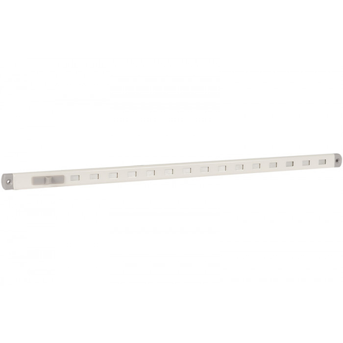 Gleufluchtrooster binnen P 588x20 mm wit aluminium main product photo