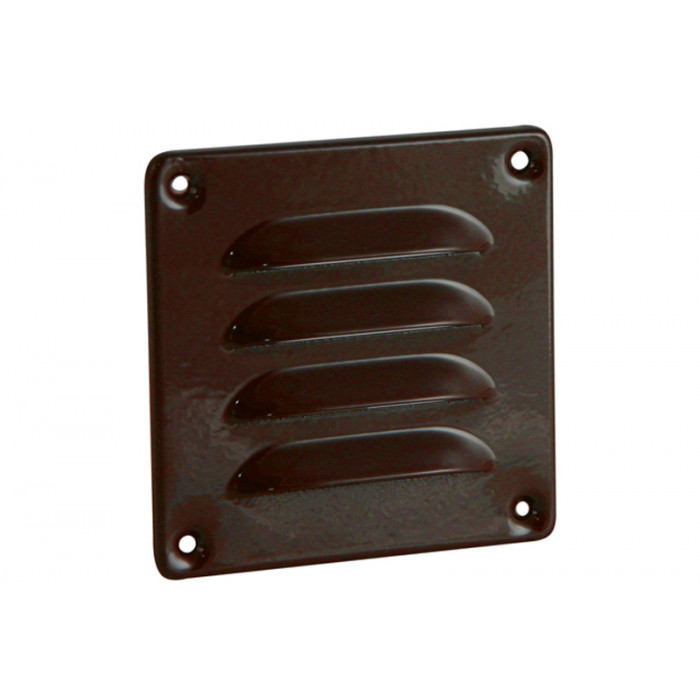 Schoepenrooster 100 x 100 mm bruin aluminium main product photo