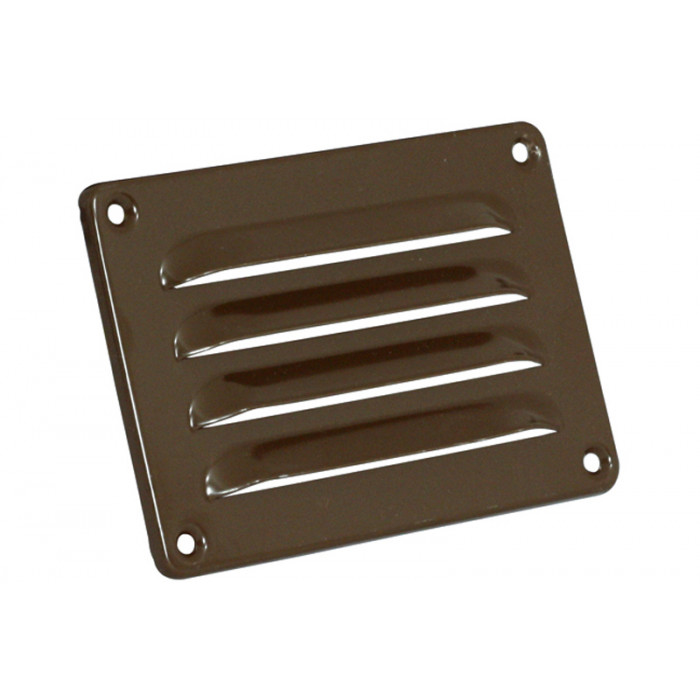 Schoepenrooster 130 x 90 mm bruin aluminium main product photo