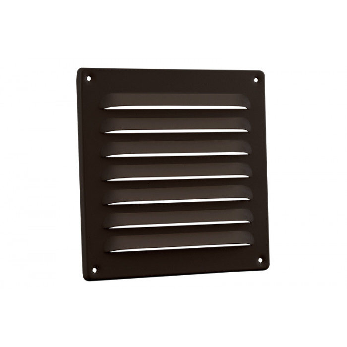 Schoepenrooster 160 x 160 mm bruin aluminium main product photo