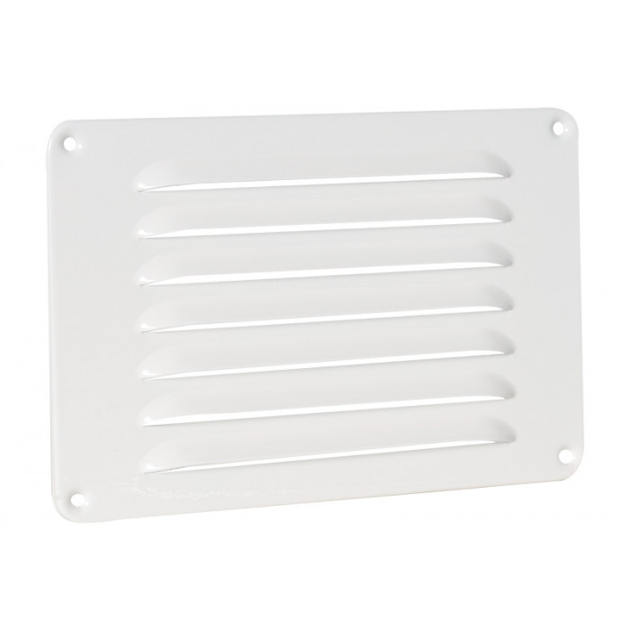 Schoepenrooster 220 x 150 mm wit aluminium main product photo