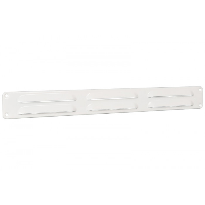 Schoepenrooster 370 x 40 mm wit aluminium main product photo