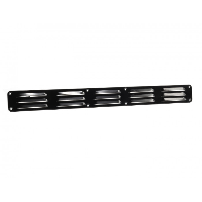 Schoepenrooster 650 x 65 mm zwart aluminium main product photo
