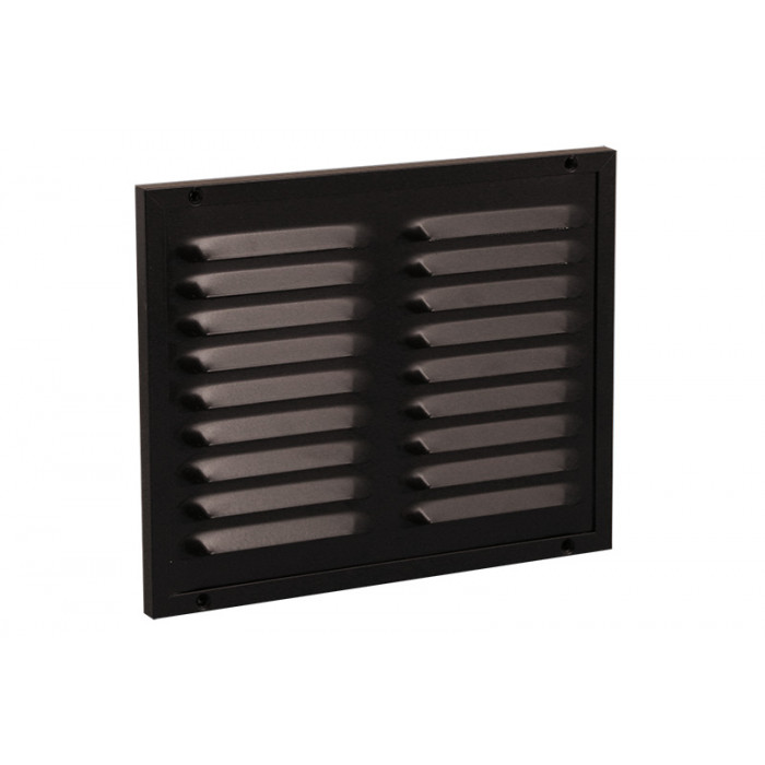 Kaderrooster met gaas 300 x 300 mm bruin aluminium main product photo