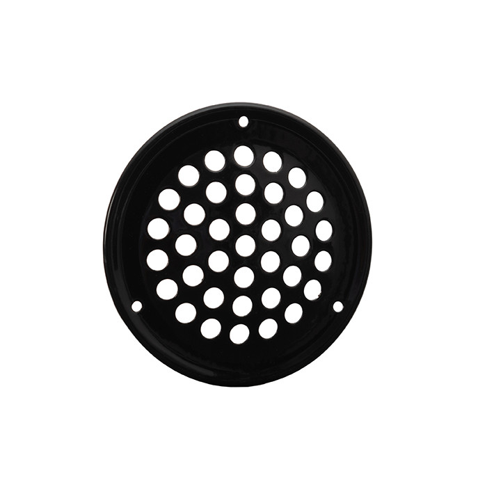 Perforatierooster Ø69 mm zwart RVS-304 glanzend gepolijst main product photo