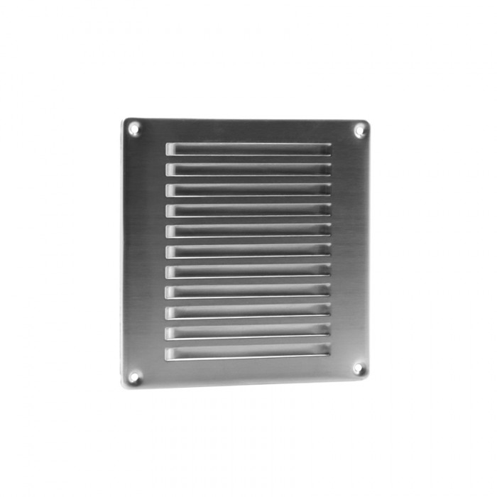 Ventilatierooster In-Line 160 x 160 mm RVS-304 main product photo