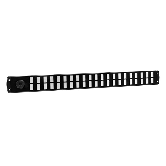 ALU schuifrooster Bold Line 650x65 mm zwart main product photo
