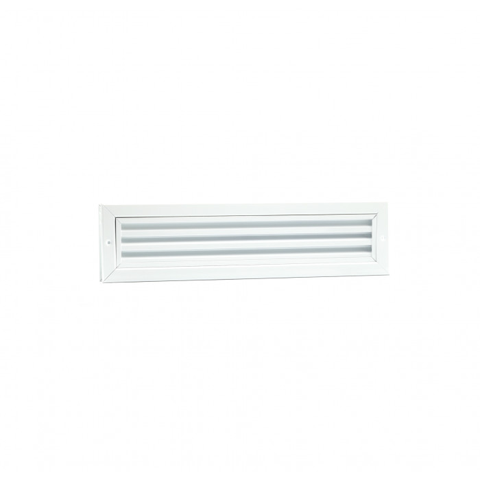Deurrooster 470 x 121 mm wit aluminium main product photo