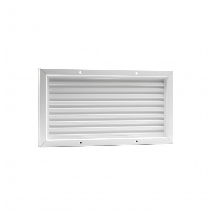 Deurrooster 445 x 245 mm wit aluminium main product photo