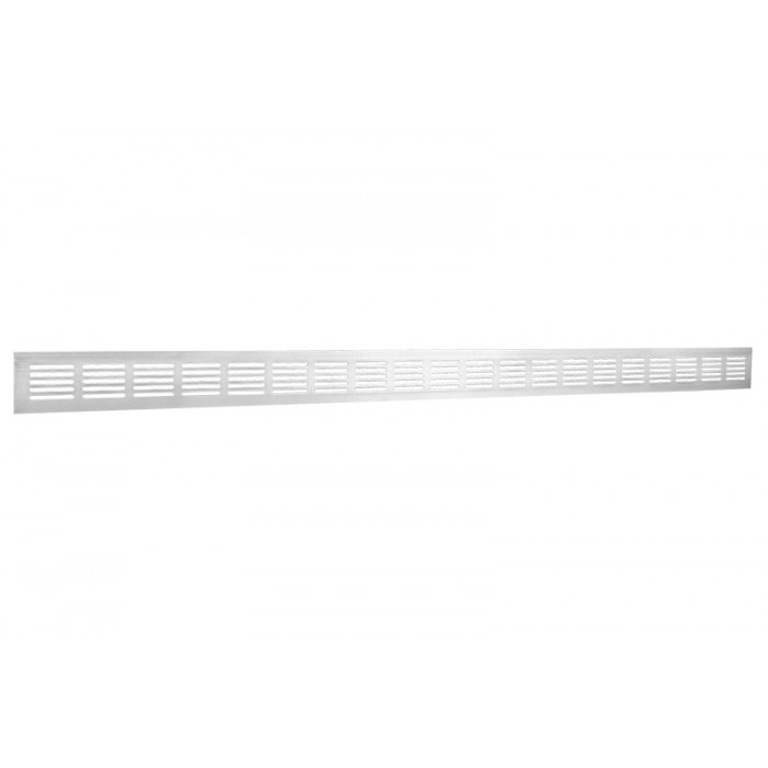 Plintrooster 1000 x 60 mm F1 aluminium aluminium main product photo