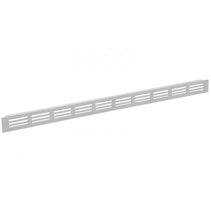 Plintrooster 2000 x 60 mm wit aluminium main product photo