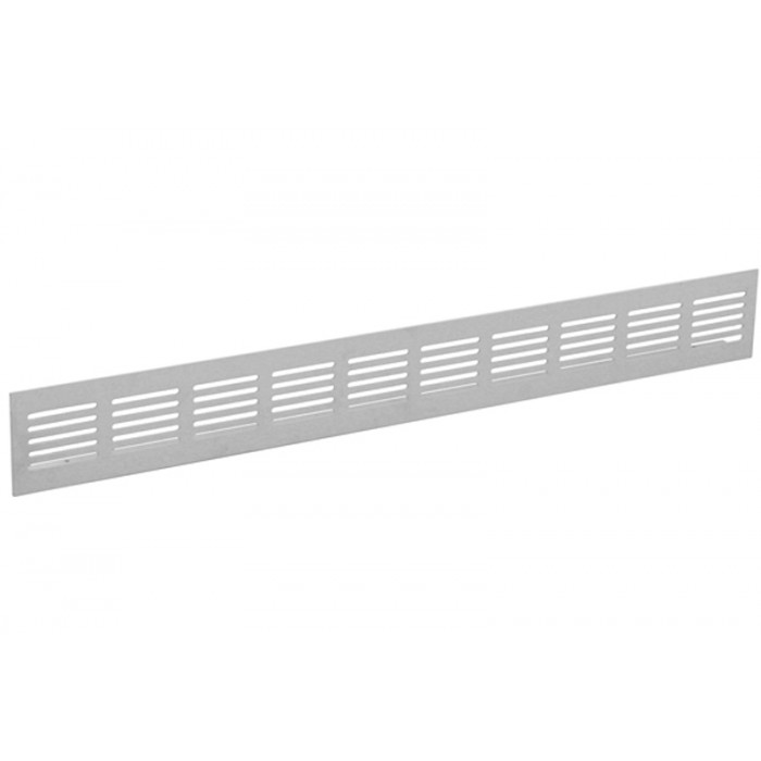 Plintrooster 2000 x 80 mm wit aluminium main product photo