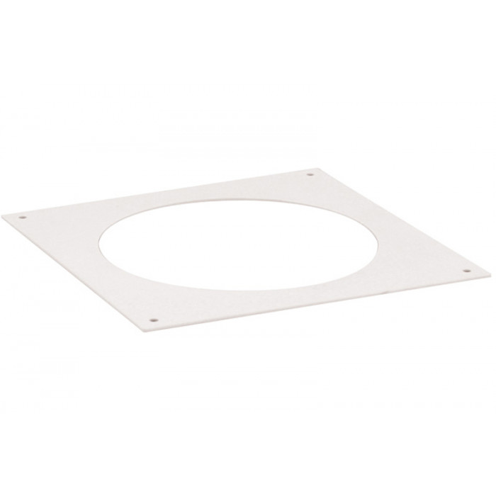 Afdekplaat vlak Ø100 mm kunststof main product photo