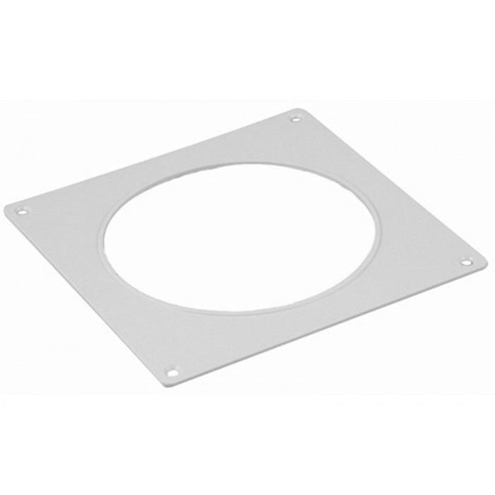 Afdekplaat vlak Ø125 mm kunststof main product photo