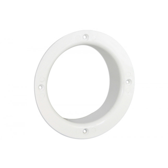 Aansluitbus 100 mm wit kort kunststof main product photo