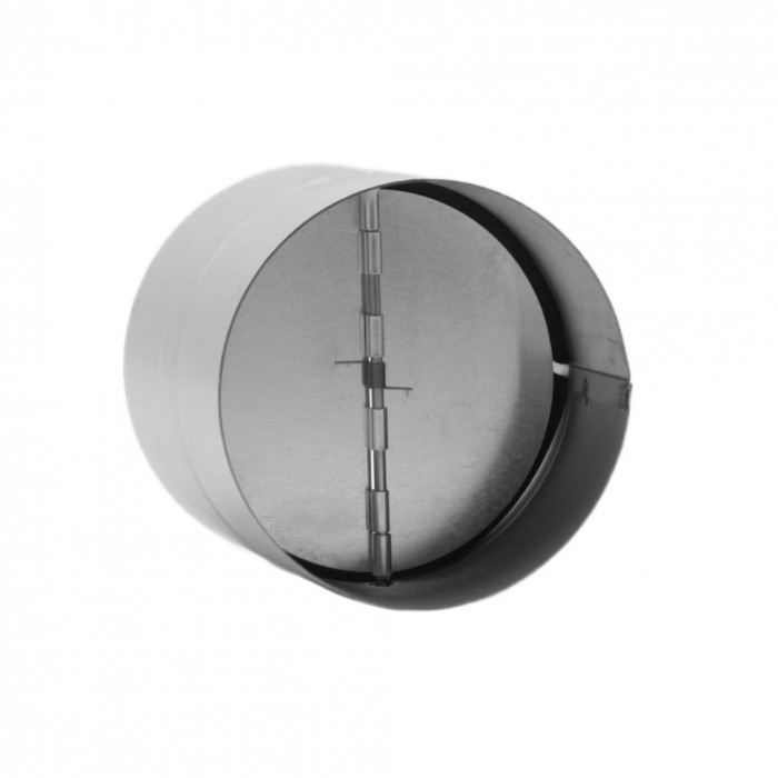 Buisverbinder met vlinderklep Ø100 mm gegalvaniseerd staal main product photo