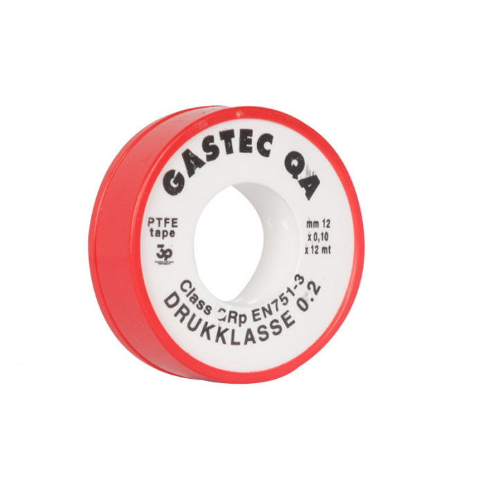 Rol PTFE tape 12 mm lengte 12 m Gastec main product photo