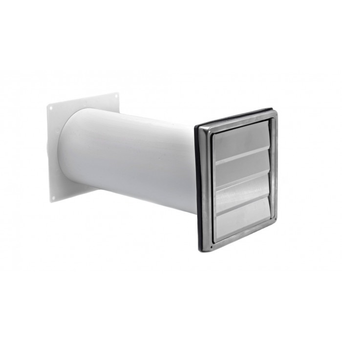 Lamellenrooster 4 lamellen Ø125 mm RVS-304 main product photo
