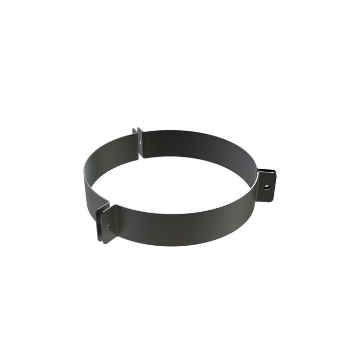 Tuidraadbeugel Ø125 mm voor rookkanaal dubbelwandig RVS-304 zwart gecoat main product photo