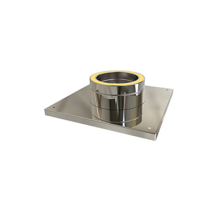 Consoleplaat Ø175 mm voor rookkanaal dubbelwandig RVS-304 main product photo