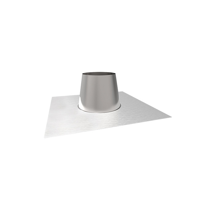 Dakplaat Ø175 mm alu 0° voor rookkanaal dubbelwandig RVS-304 main product photo