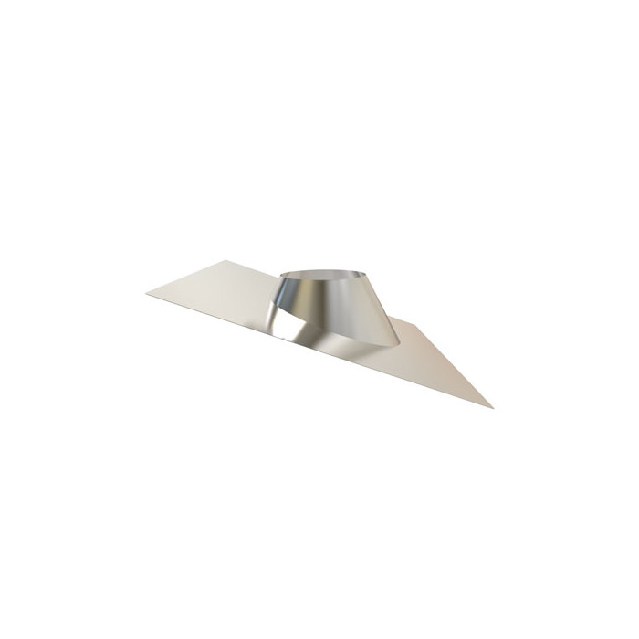 Dakplaat Ø175 mm alu 15-35° voor rookkanaal dubbelwandig RVS-304 main product photo