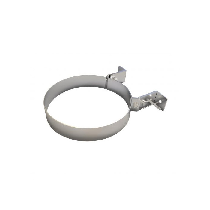 Muurbeugel Ø175 mm 50-80 mm voor rookkanaal dubbelwandig RVS-304 main product photo