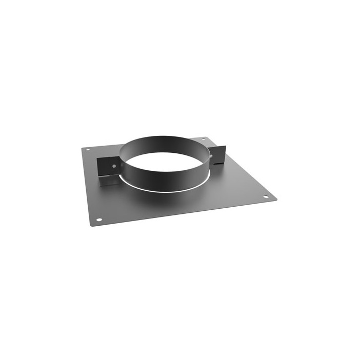Verdiepingsondersteuning Ø200 mm voor rookkanaal dubbelwandig RVS-304 zwart gecoat main product photo