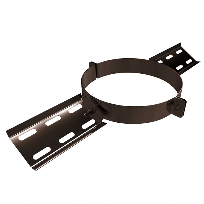 Daksteun Ø250 mm voor rookkanaal dubbelwandig RVS-304 zwart gecoat main product photo