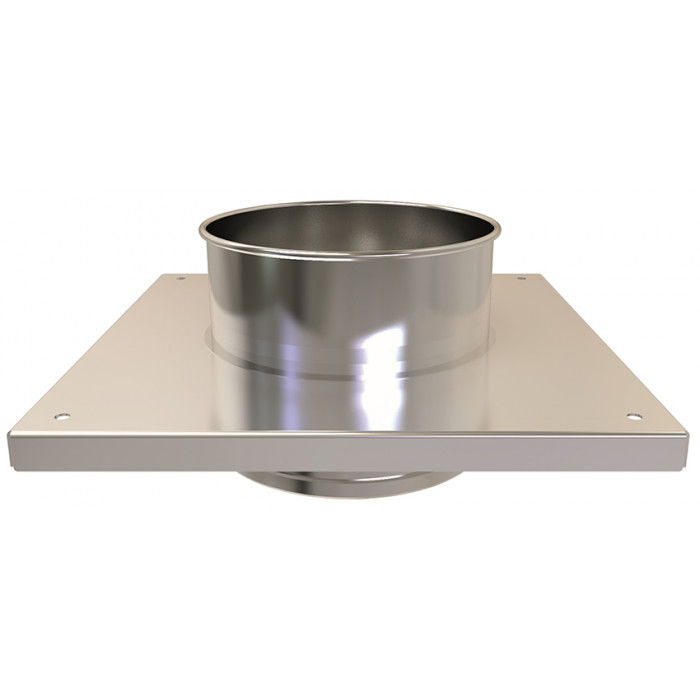 Consoleplaat Ø200 mm voor rookkanaal enkelwandig RVS-316 main product photo