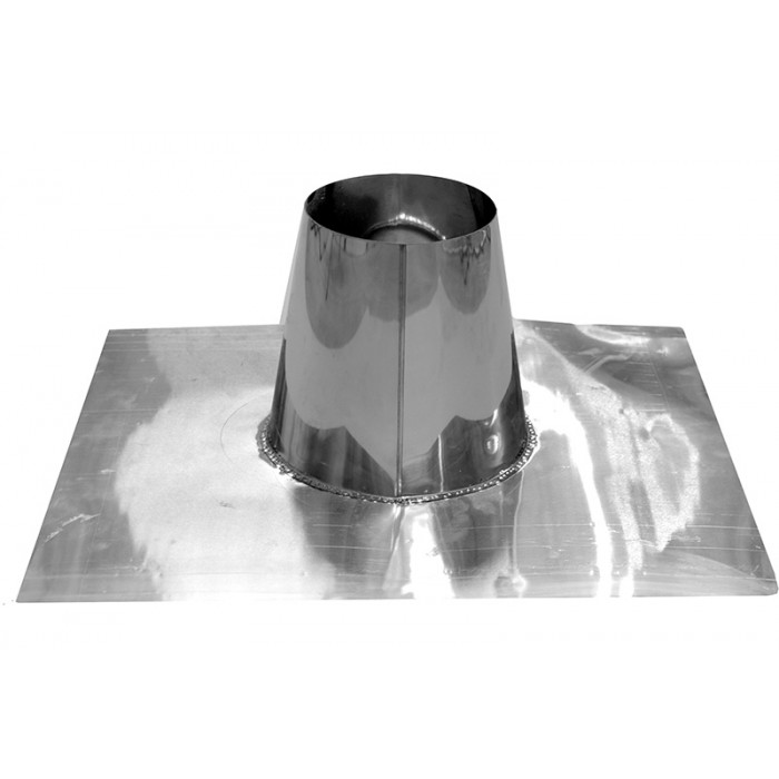 Dakplaat Ø100 mm alu 0° voor rookkanaal enkelwandig RVS-316 main product photo