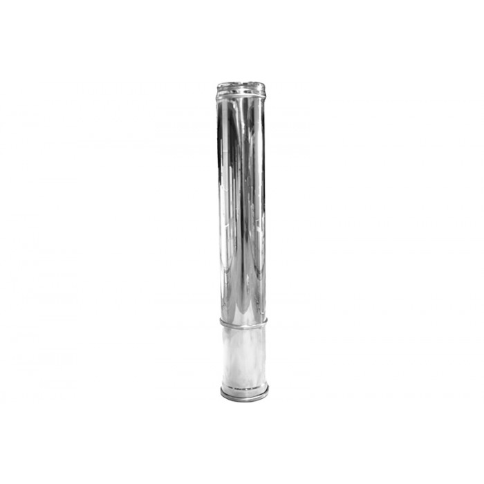 Paspijp Ø150 mm 800-1300 mm voor rookkanaal enkelwandig RVS-316 main product photo
