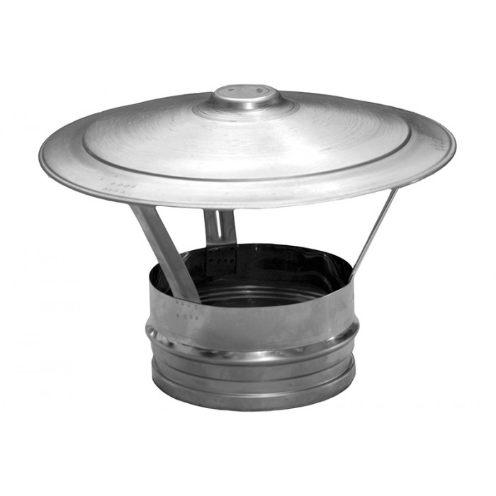 Regenkap Ø175 mm voor rookkanaal enkelwandig RVS-316 main product photo