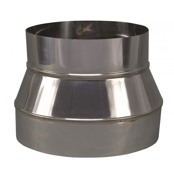 Verloopstuk enkelwandig 249 mm uitw. - 200 mm voor rookkanaal RVS-304 main product photo