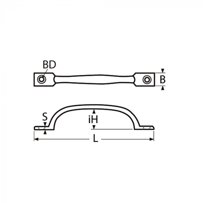 Greep 150 mm RVS-316 main product photo