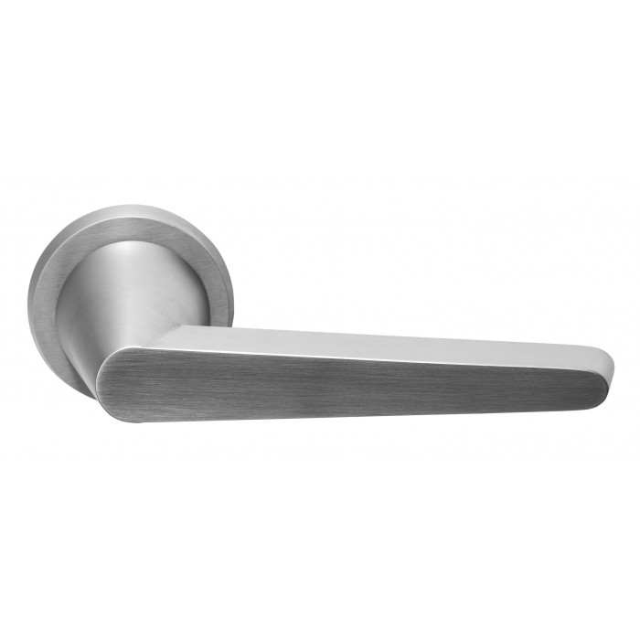Deurkruk paar Osiris Hertman CONE OH101-G geveerd op rozet mat RVS main product photo